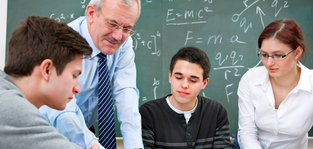 professeur et élèves